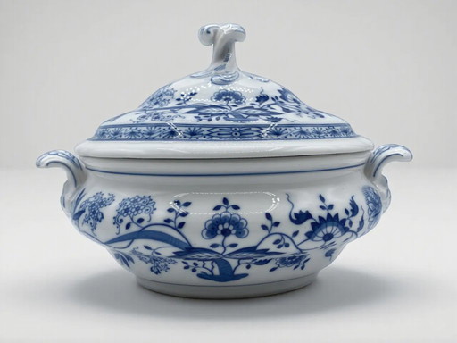Hutschenreuther (Rosenthal) Soupière « Oignon bleu » (Zwiebelmuster)