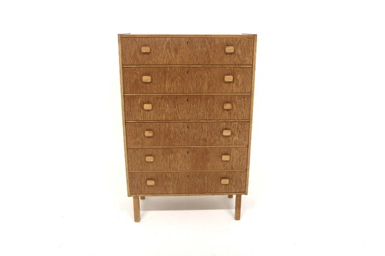 Image 1 of Commode Scandinave "Tallboy" en Chêne, Suède, 1960