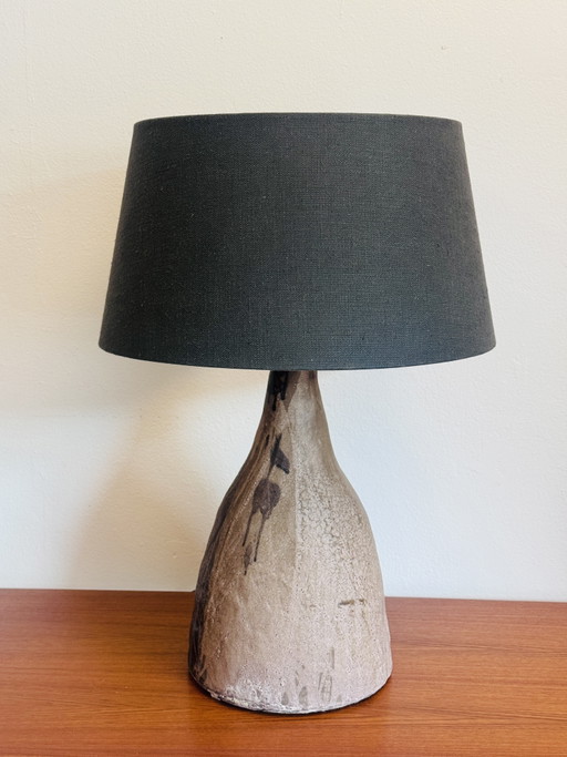 Vintage Brutalist Ceramic Table Lamp – tafellampen (photo 2 of 13)
