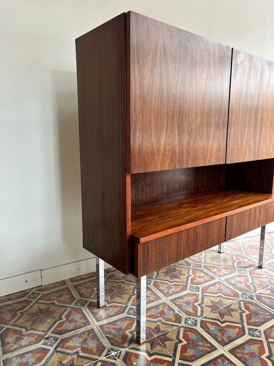 Image 1 of Palissander highboard, jaren '60