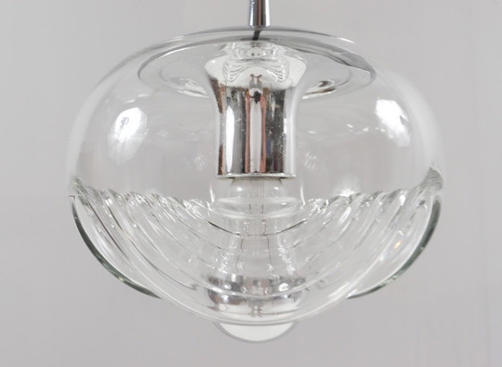 Image 1 of Set de 2 plafonniers de Peil et Putzler, modèle : 'Futura', Allemagne, années 1970