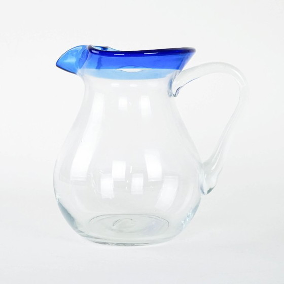 Image 1 of Carafe en verre, design italien, années 1970, fabriquée en Italie