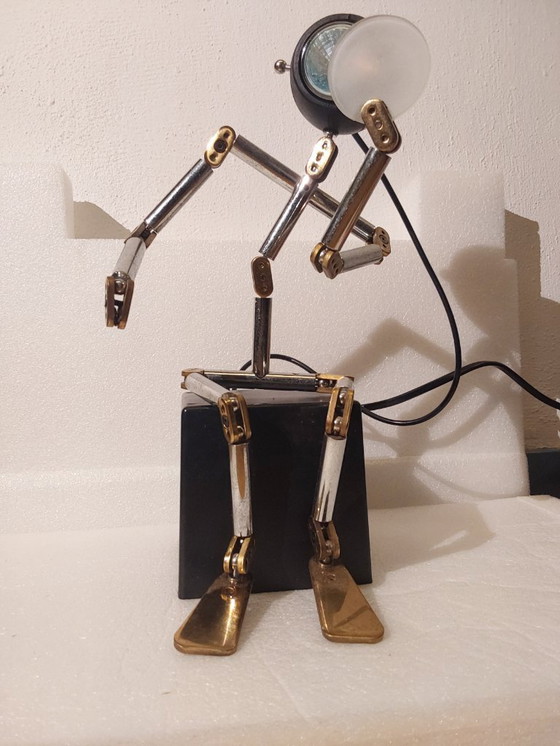 Image 1 of OSQAR hombre y máquina lámpara futurista Robot Ygnacio Baranga edición limitada 