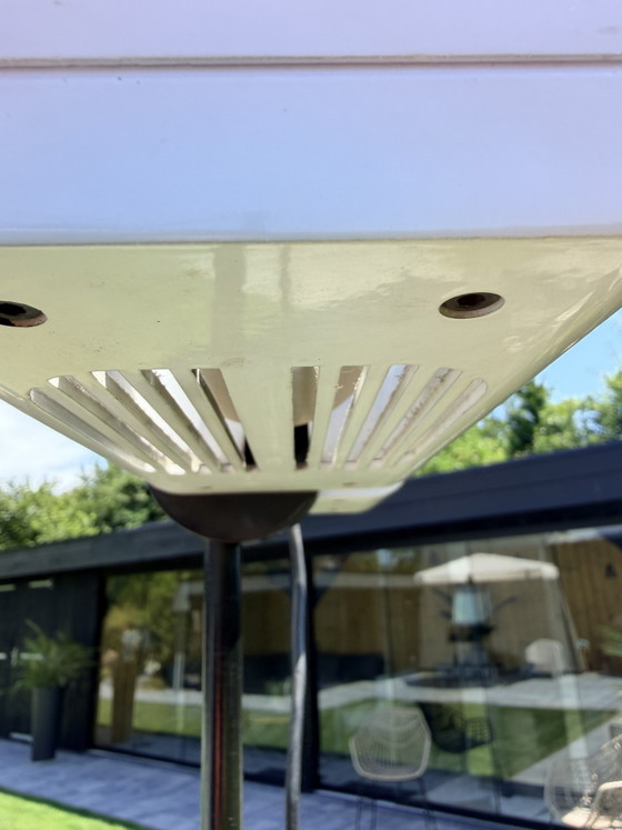 Image 1 of This vintage floor lamp by Regold by Microdata.