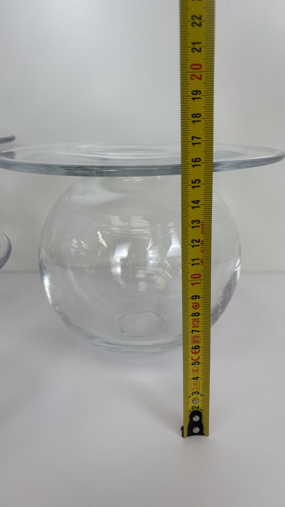 Image 1 of 3 x Nanny Still Saturn Glasvasen Set Stil von Riihimäen Lasi