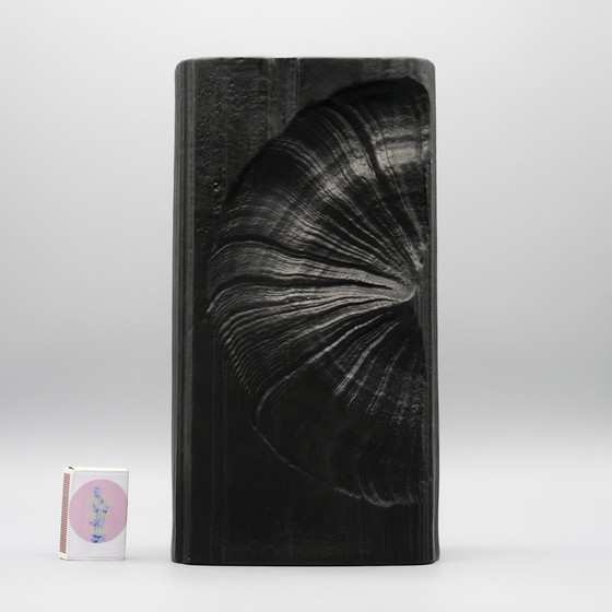 Image 1 of Martin Freyer Rosenthal Studio Line Brutalist Bisque Porcelaine Noire Vase Duo