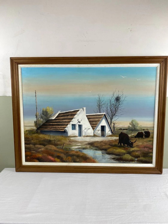 Wärterhütten von Jean Marignan – Gemälde & Zeichnungen, Canvas, Vintage (photo 13 of 14)