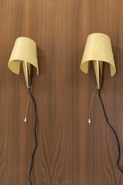 2x Modernistische wandlamp