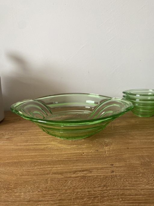 Borek Sipek Glass Bowls - 1 Big, 6 Small – schalen