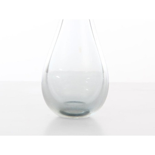 Vintage blown glass vase by Per Lütken for Holmegaard Glasværk, 1950