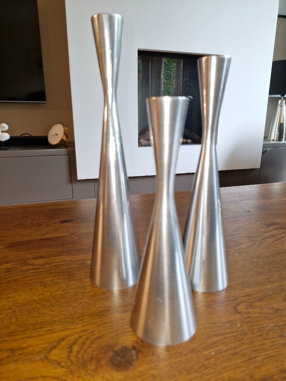 Image 1 of Vintage "gotta" kandelaars ontwerp Erika Pekkari voor ikea