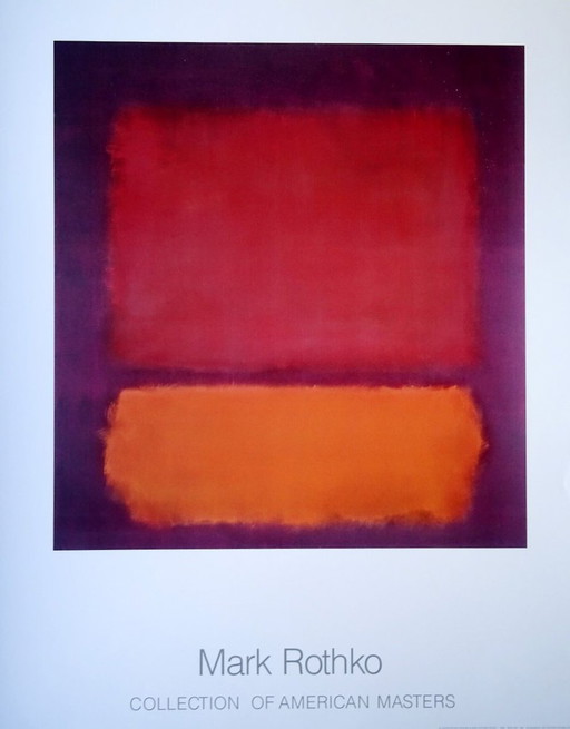 Mark Rothko -----Rot und Orange von 1984