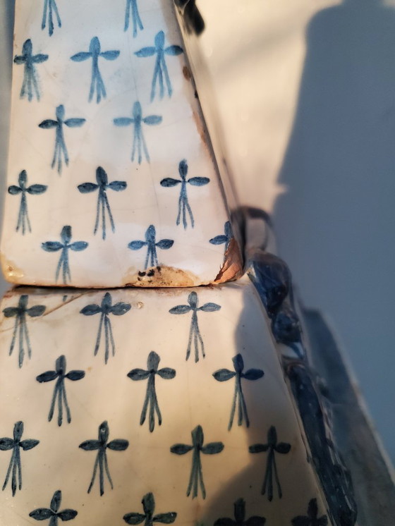 Image 1 of Delfts blauw - Miniatuur schouw - 18e eeuw (Ref 3875)