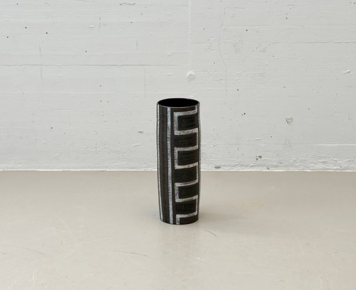 Mid-Century Cylinder Vase – West Germany, 1960s
