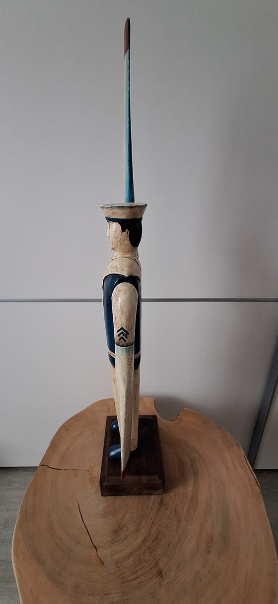 Image 1 of Antieke matroos met roeispanen als armen