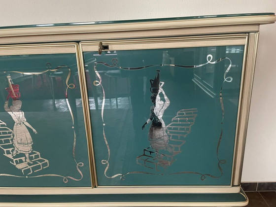 Image 1 of Credenza di lusso italiana di metà secolo – di Umberto Mascagni (anni '50-'60)