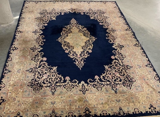 Image 1 of Alfombra oriental antigua de Kerman, de Irán