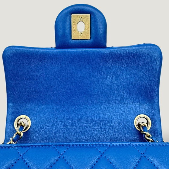 Image 1 of Chanel Square Mini Pearl Crush Bag