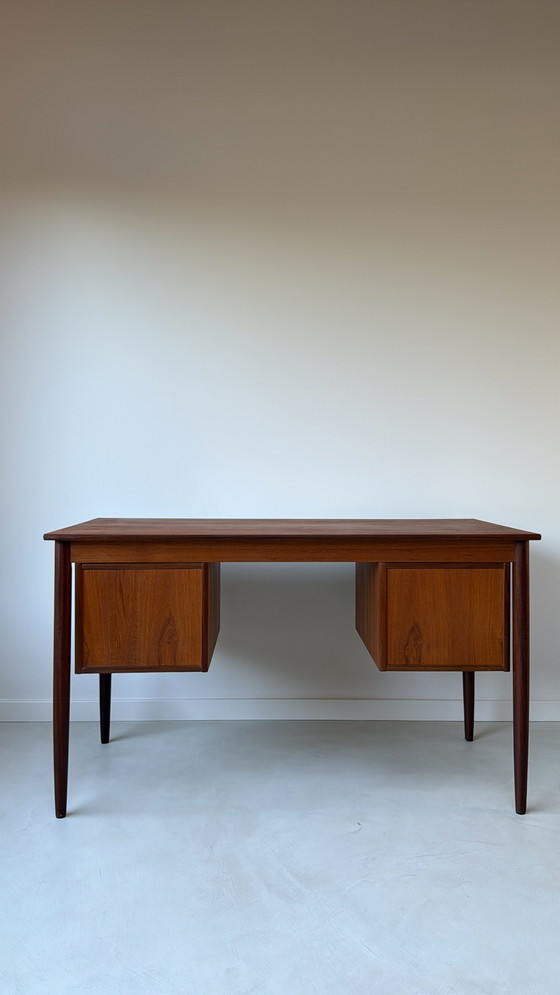 Image 1 of Vintage teak wooden desk