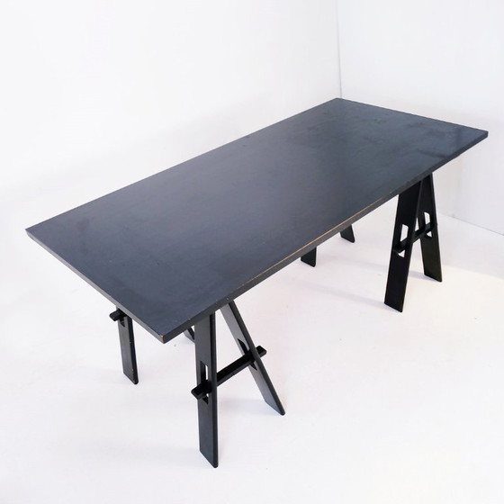 Image 1 of Holztisch von De Pas, D'Urbino, Lomazzi, hergestellt von Acerbis, 1960er Jahre, Italien