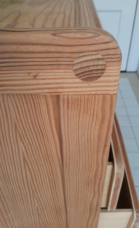 Image 1 of Kommode aus Kiefernholz im brutalistischen Stil der 70er Jahre