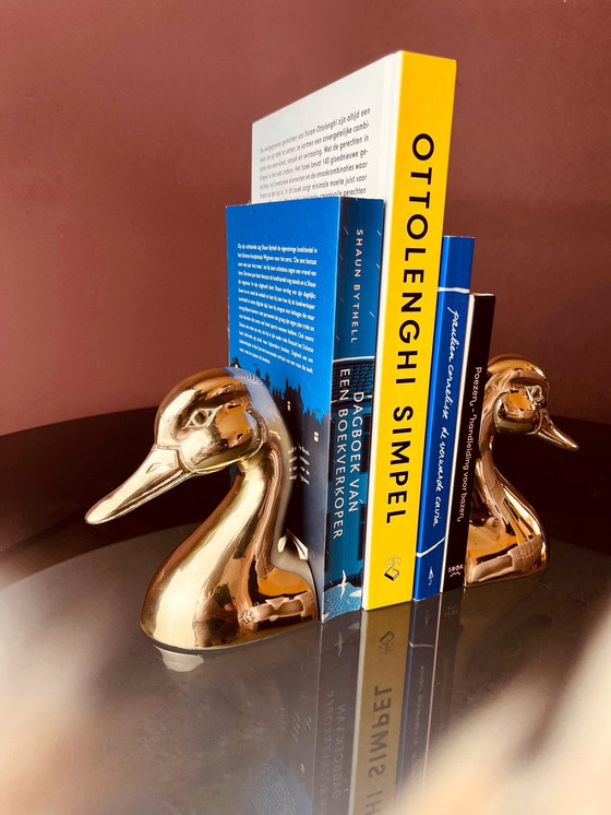 Image 1 of 💛Messing eenden boekensteunen💛 ja