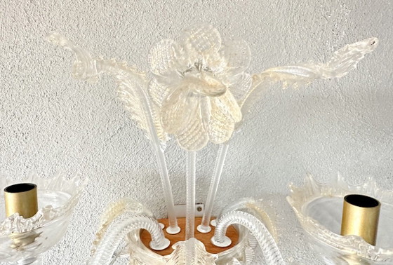 Applique murale Vintage Murano, Appliques murales, Laiton, Doré (photo 12 sur 12)