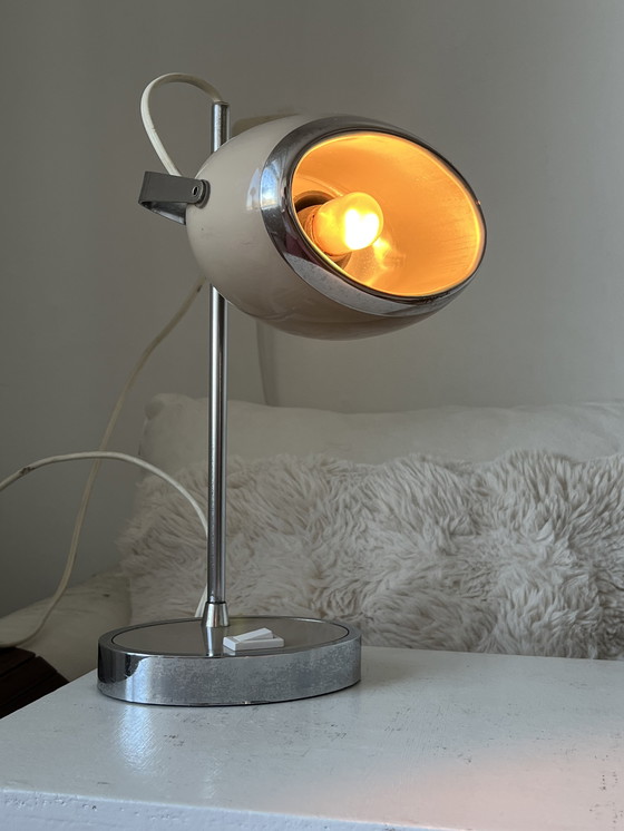 Image 1 of Vintage Oogbol Lamp Beige