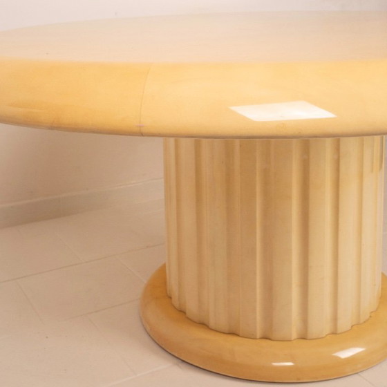 Image 1 of Raro Tavolo in pergamena di Aldo Tura per Tura Milano 1960