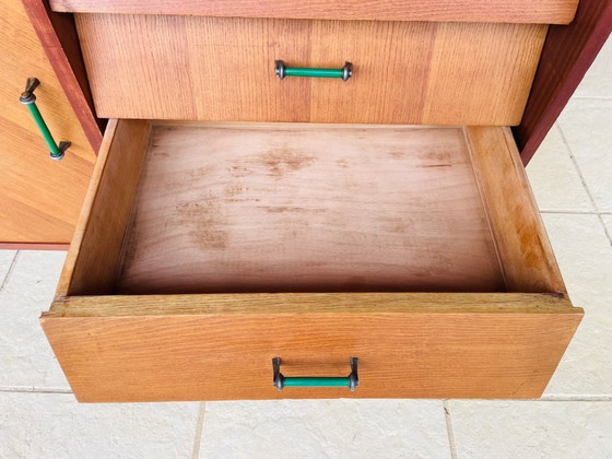 Image 1 of Mid-Century, Ash and Mahogany Sideboard 1950s
