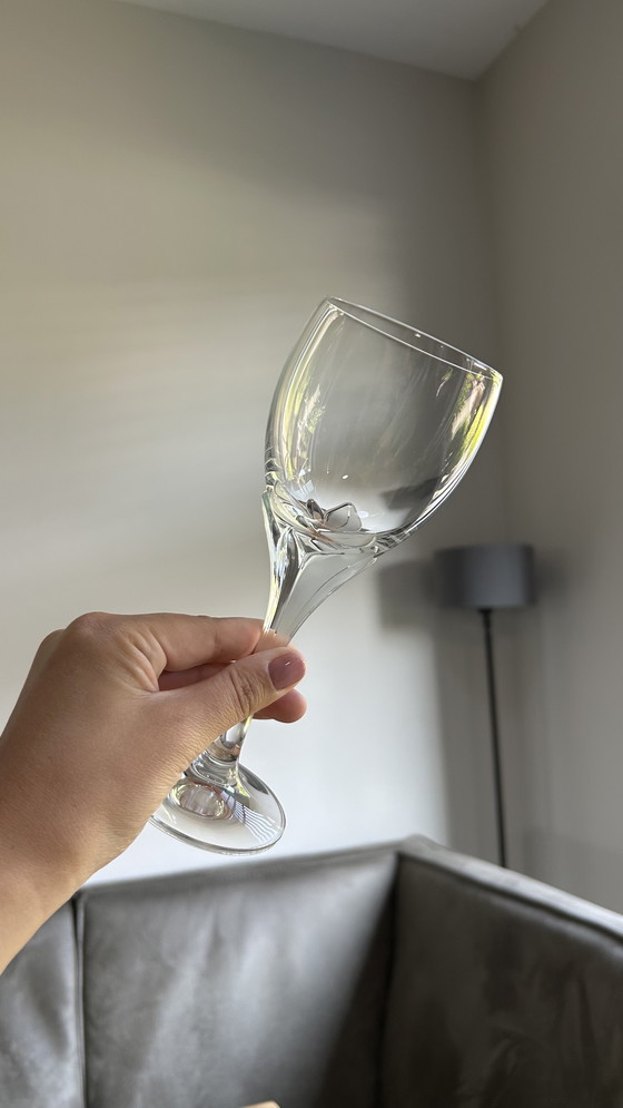 Image 1 of Beautiful Schott Zwiesel La Fleur crystal glass dinnerware