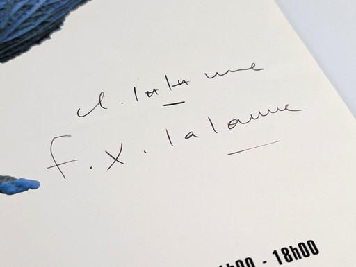 Les Lalanne Original Exhibition Poster "À Bagatelle" Hand-Signed, 1998