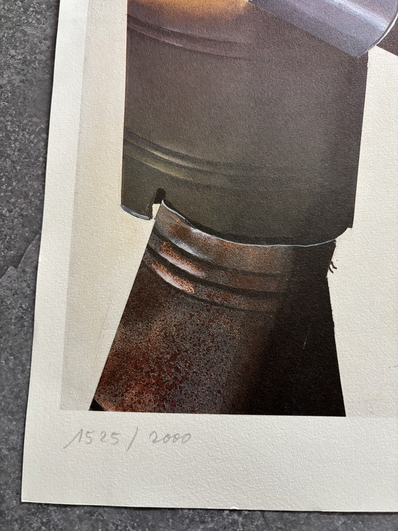 Image 1 of Lithografie „Der Weltreisende“ von Karl Heidelbach, 1987