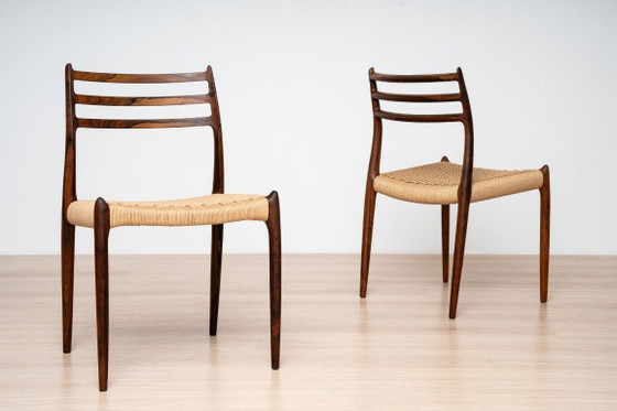 Tavolo da pranzo Niels Otto Møller Model 15 con sei sedie Model 78, J.L. Møller, Danimarca, anni '60 (photo 11 of 21)