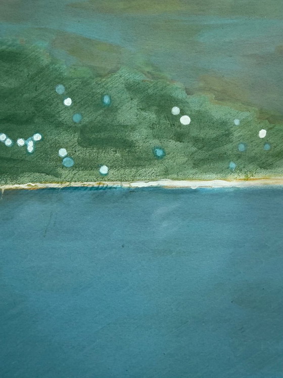 Image 1 of Gideon Appah, Nuotatore (2023), Numerato 12/75 e firmato a mano dall'artista, stampato a Londra, Regno Unito