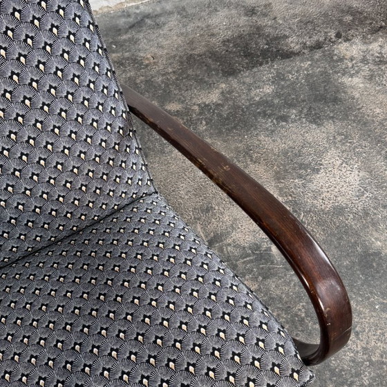Image 1 of Paar Jindřich Halabala Type C fauteuils voor UP Závody, 1930