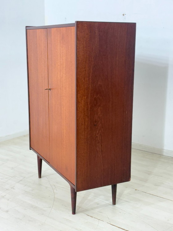 Image 1 of Danish teak linen cupboard / vintage cupboard / mid-century highboard