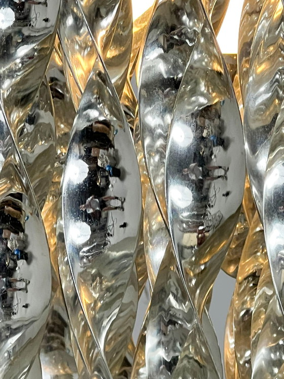 Image 1 of Lampada da soffitto a spirale di Verner Panton per Lüber AG, modello SP1, Germania, anni '70.