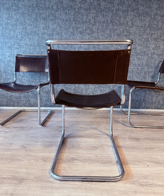 Image 1 of 3 Vintage Mart Stam S 33 Cantilever Chairs for Thonet