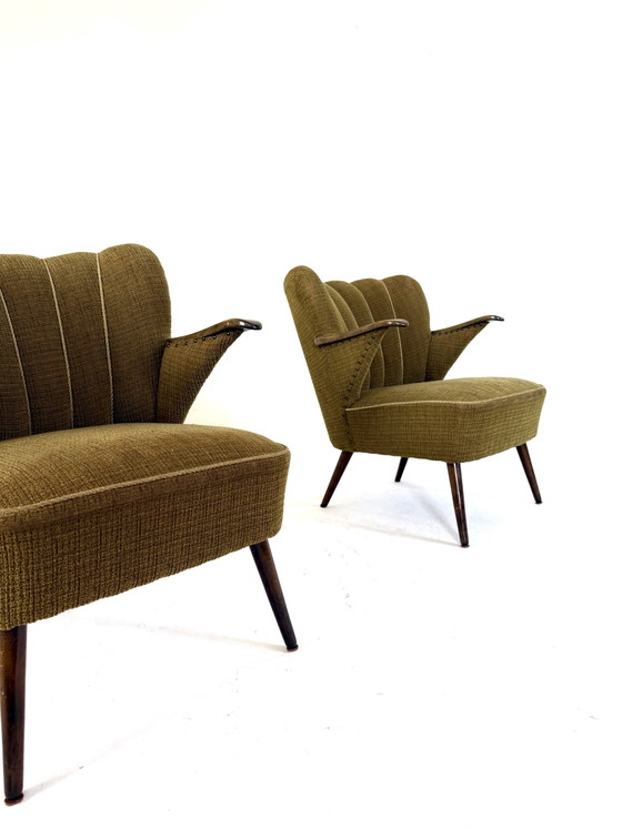 Image 1 of Set van 2 vintage cocktail fauteuils ‘60