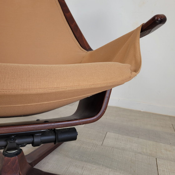 Image 1 of Göte Mobler 1960 Vintage Swivel Reclining Lounge Chair