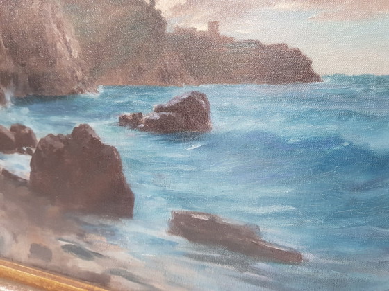 George Hoesslin, Cove, Oil on Canvas, 1890s-1910s – Paintings & Drawings (photo 10 of 10)