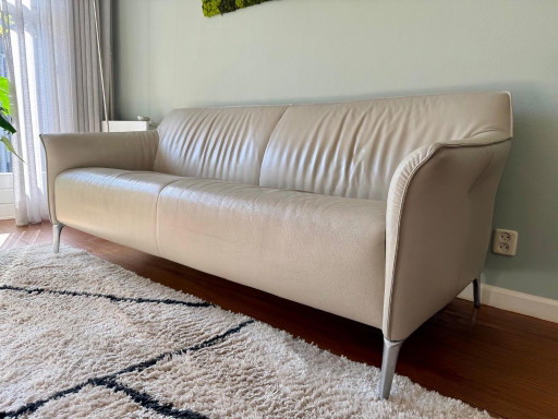 Leolux Mayon 3-Sitzer-Sofa, Wapiti-Leder, 910