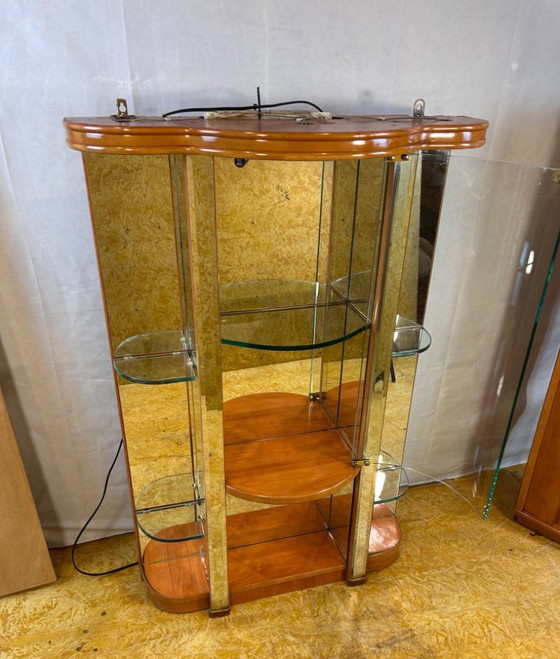 Image 1 of Art Deco Style Hanging Cabinet & Perfume Counter – Ex-English Perfume shop Display  A rare and striking pair of Art Deco style s