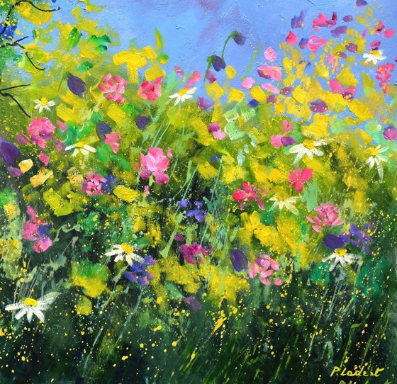 Image 1 of Pink and yellow meadow
