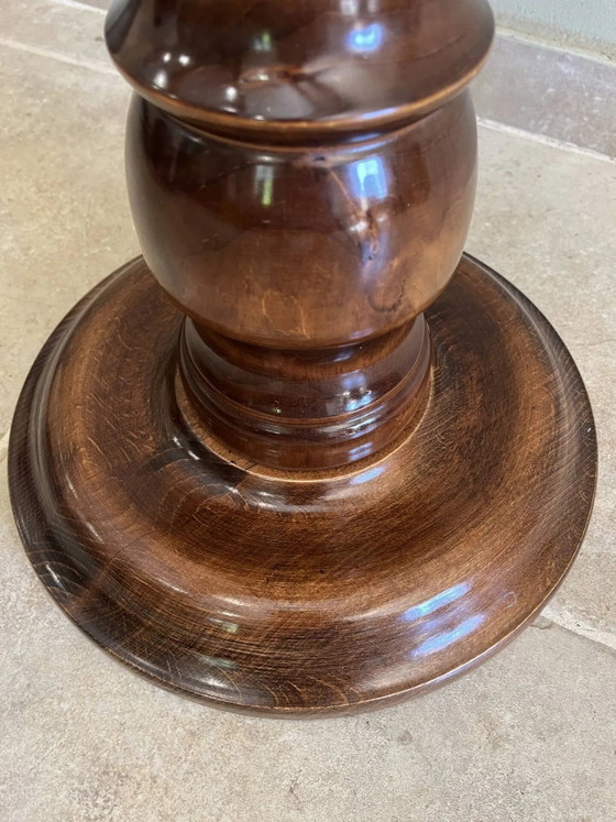 Sgabello in legno intagliato – Colonne, Wood, Vintage (photo 10 of 11)