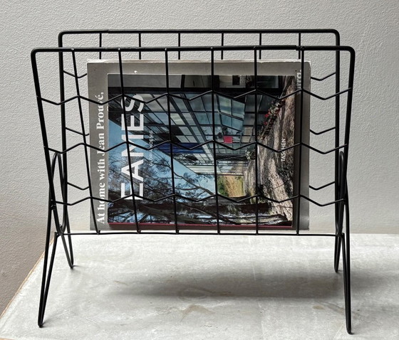 Image 1 of Porte Revues Magazines Années 50 60 Design Vintage Ancien