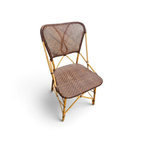2 x chaise Yamakawa CD-672 par Yuzuru Yamakawa / Yamakawa Rattan – Fauteuils de relaxation (photo 10 of 13)
