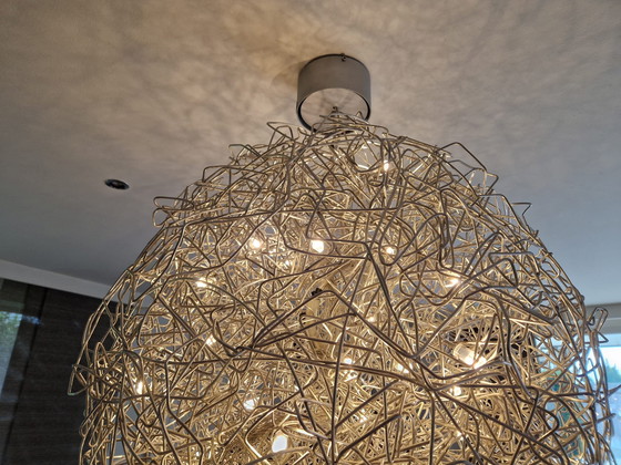 Image 1 of Lampada a sospensione a filo Fil de fer 90 cm halloween sostituita con LED