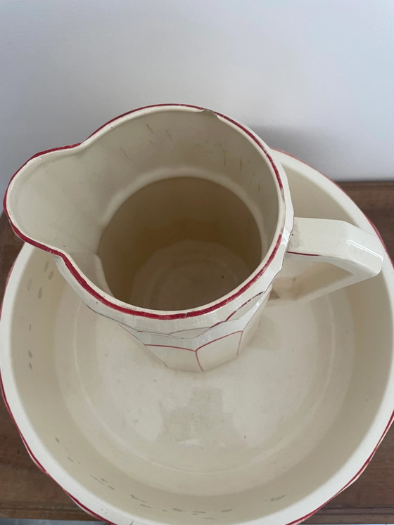Ewer and Basin Sarreguemines – Decorative Objects, Ceramic (photo 2 of 5)